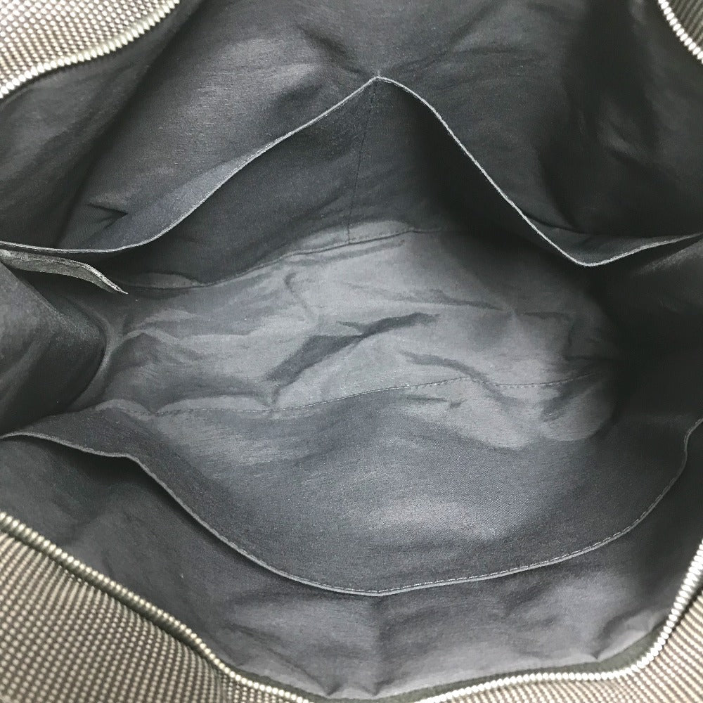 HERMES Pouch canvas gray Her Line Pouch MM unisex(Unisex) Used Authentic