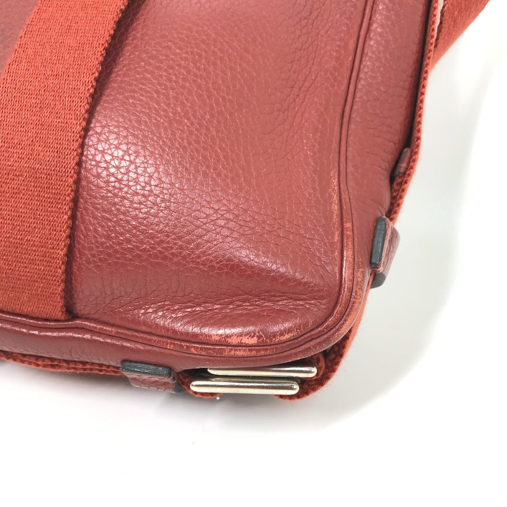 HERMES Shoulder Bag Taurillon Clemence Red Crossbody bag Tibet PM Women Secondhand Authentic