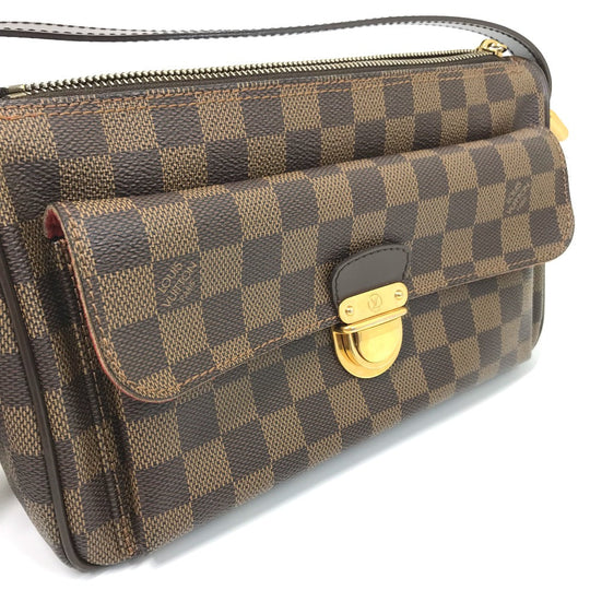 LOUIS VUITTON Shoulder Bag N60006 Damier canvas Brown Damier Ravello GM Women Used Authentic