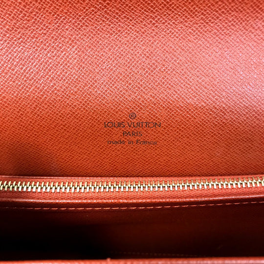 LOUIS VUITTON Shoulder Bag N51160 Damier canvas Brown Damier Tribeca Ron Women Used Authentic