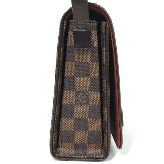 LOUIS VUITTON Shoulder Bag N51160 Damier canvas Brown Damier Tribeca Ron Women Used Authentic