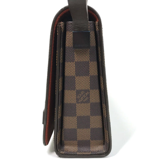 LOUIS VUITTON Shoulder Bag N51160 Damier canvas Brown Damier Tribeca Ron Women Used Authentic