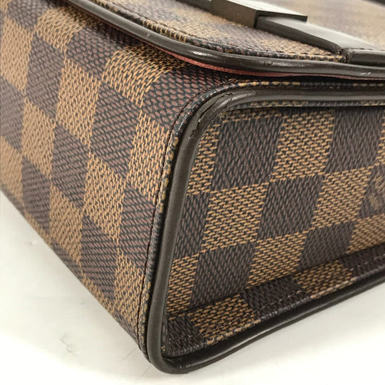 LOUIS VUITTON Shoulder Bag N51160 Damier canvas Brown Damier Tribeca Ron Women Used Authentic