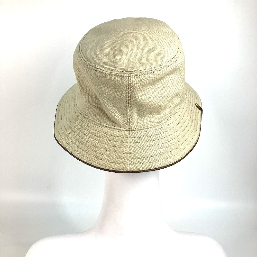 LOUIS VUITTON hat M76940 cotton beige Bucket hat Bob On Your Way unisex(Unisex) M Used Authentic