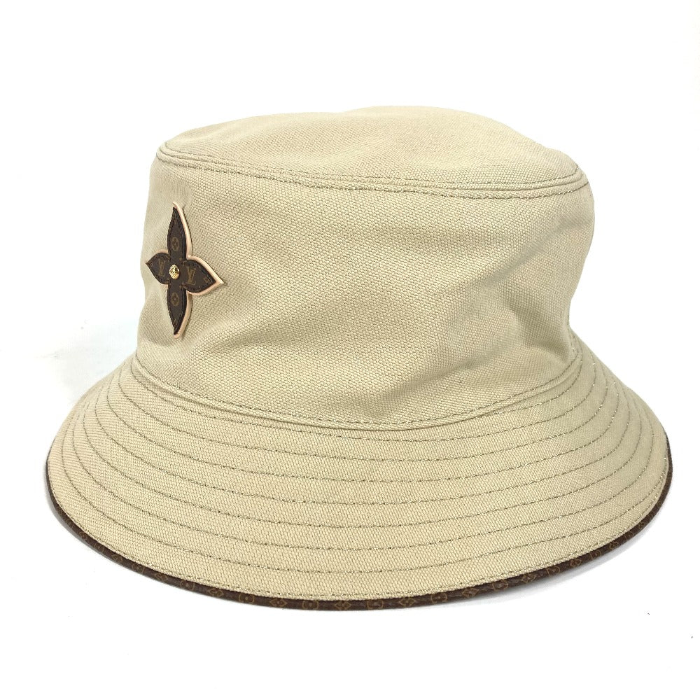 LOUIS VUITTON hat M76940 cotton beige Bucket hat Bob On Your Way unisex(Unisex) M Used Authentic