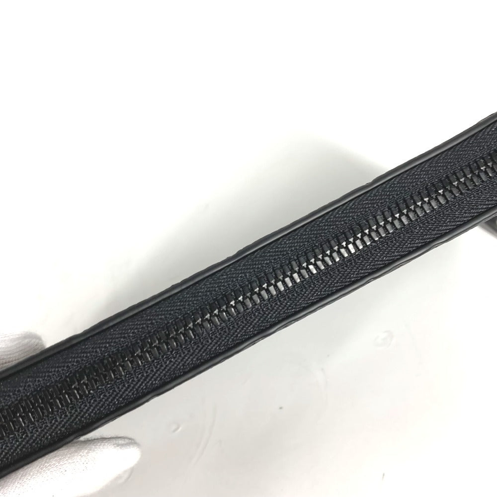 LOUIS VUITTON Long Wallet Purse M69047 Taurillon Clemence black Monogram Zippy wallet  Vertical mens Used Authentic