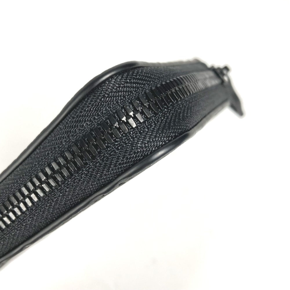 LOUIS VUITTON Long Wallet Purse M69047 Taurillon Clemence black Monogram Zippy wallet  Vertical mens Used Authentic