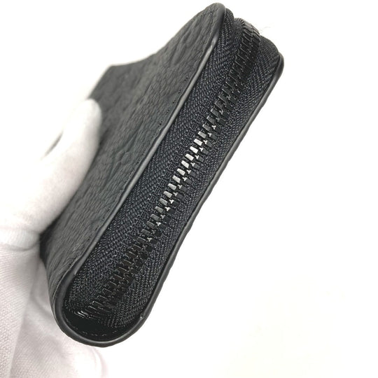 LOUIS VUITTON Long Wallet Purse M69047 Taurillon Clemence black Monogram Zippy wallet  Vertical mens Used Authentic