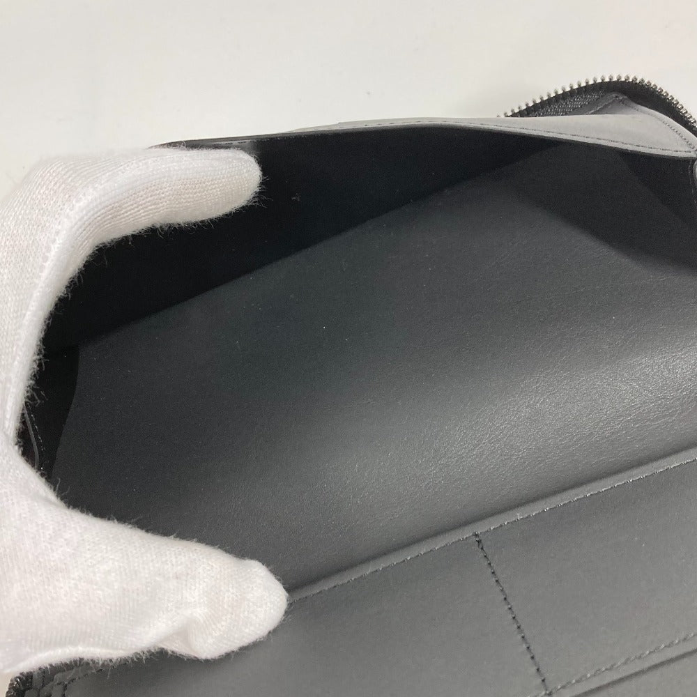 LOUIS VUITTON Long Wallet Purse M69047 Taurillon Clemence black Monogram Zippy wallet  Vertical mens Used Authentic