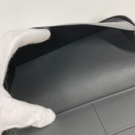 LOUIS VUITTON Long Wallet Purse M69047 Taurillon Clemence black Monogram Zippy wallet  Vertical mens Used Authentic