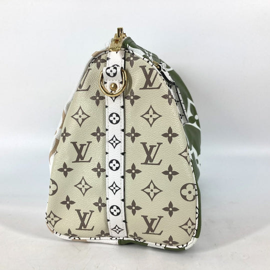 LOUIS VUITTON Handbag M44572 Monogram giant canvas white Monogram Giant Speedy bandouliere30 Women Used Authentic