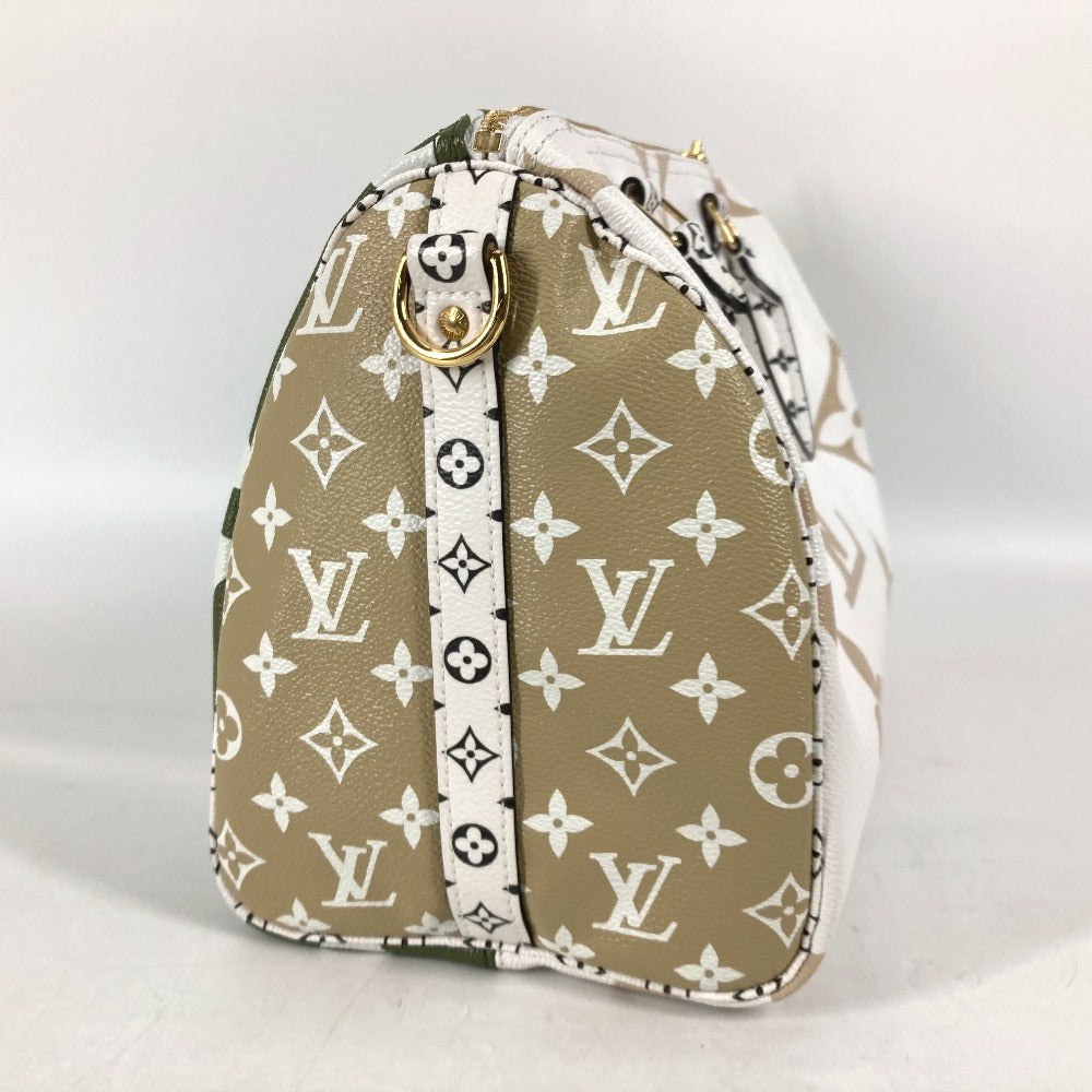 LOUIS VUITTON Handbag M44572 Monogram giant canvas white Monogram Giant Speedy bandouliere30 Women Used Authentic