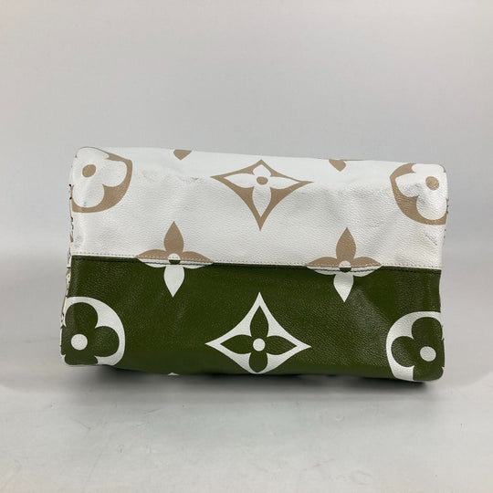 LOUIS VUITTON Handbag M44572 Monogram giant canvas white Monogram Giant Speedy bandouliere30 Women Used Authentic