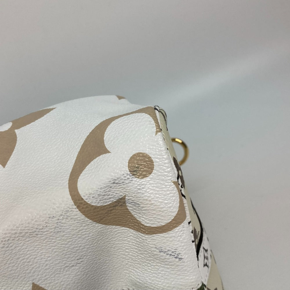 LOUIS VUITTON Handbag M44572 Monogram giant canvas white Monogram Giant Speedy bandouliere30 Women Used Authentic