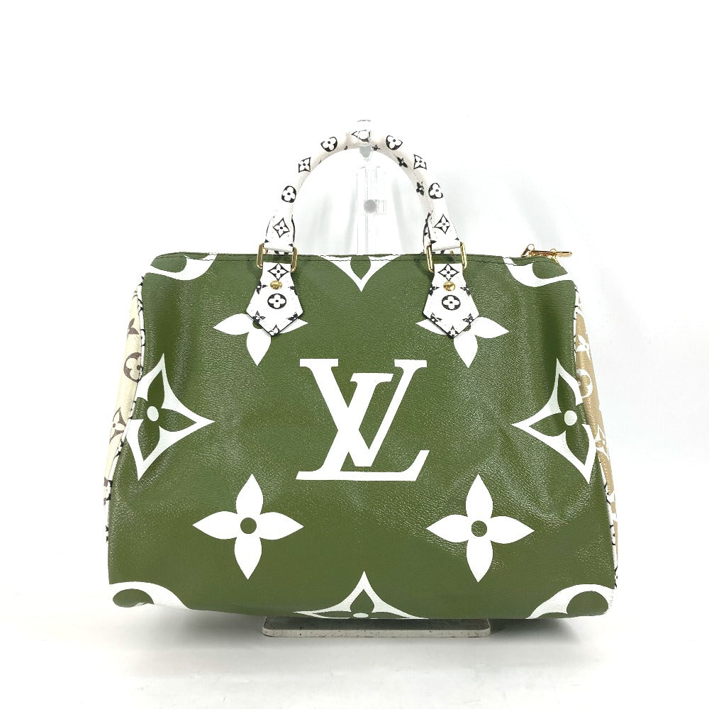 LOUIS VUITTON Handbag M44572 Monogram giant canvas white Monogram Giant Speedy bandouliere30 Women Used Authentic