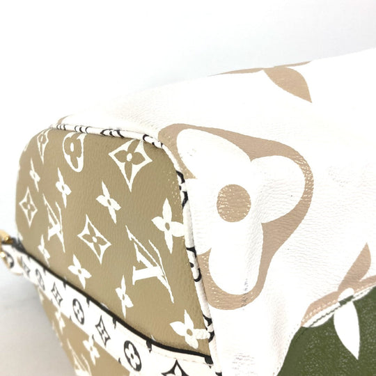 LOUIS VUITTON Handbag M44572 Monogram giant canvas white Monogram Giant Speedy bandouliere30 Women Used Authentic