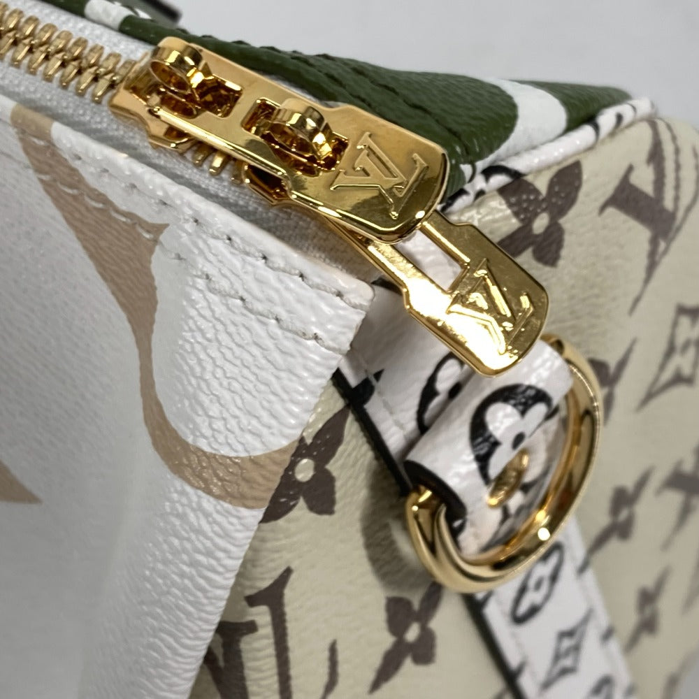 LOUIS VUITTON Handbag M44572 Monogram giant canvas white Monogram Giant Speedy bandouliere30 Women Used Authentic