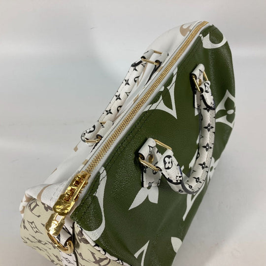 LOUIS VUITTON Handbag M44572 Monogram giant canvas white Monogram Giant Speedy bandouliere30 Women Used Authentic