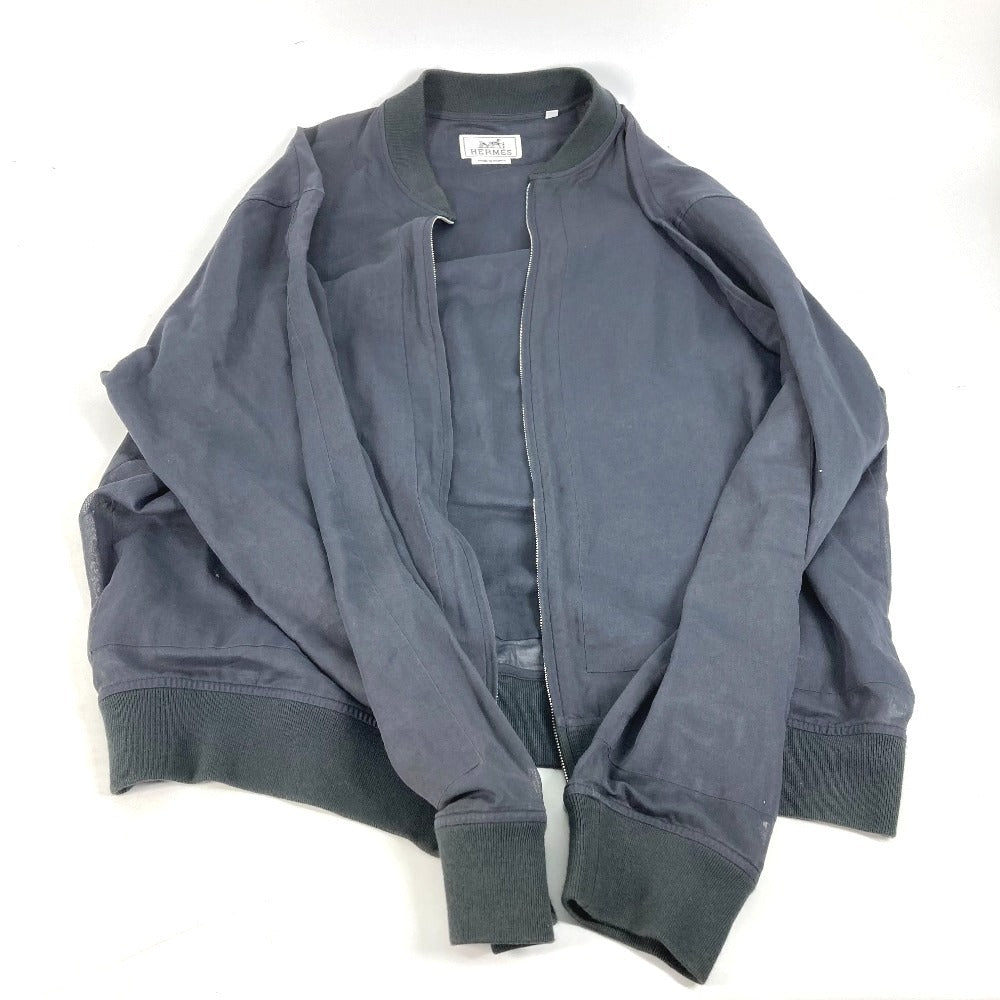 HERMES Jacket cotton gray No color 42