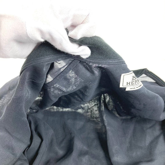 HERMES Jacket cotton gray No color 42