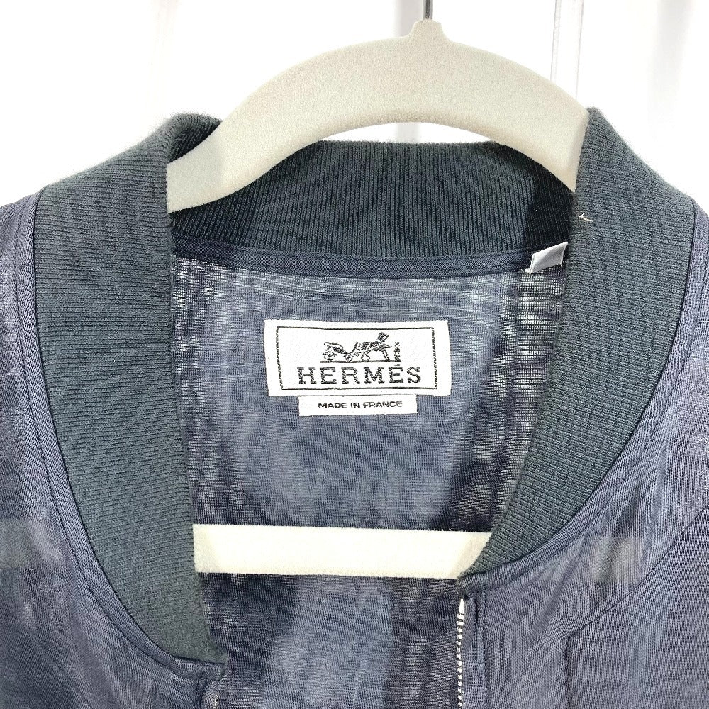 HERMES Jacket cotton gray No color 42