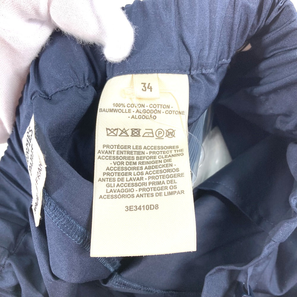 HERMES Shorts cotton Navy apparel 34