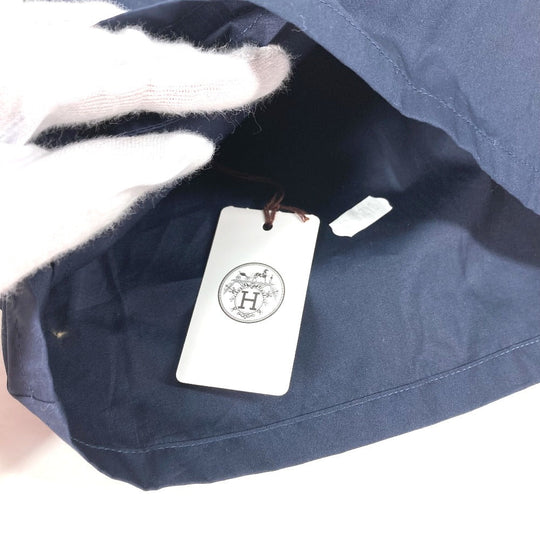 HERMES Shorts cotton Navy apparel 34