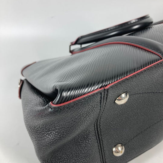 LOUIS VUITTON Handbag M55610 Epi Leather black Epi Sufuro NV MM Women Used Authentic