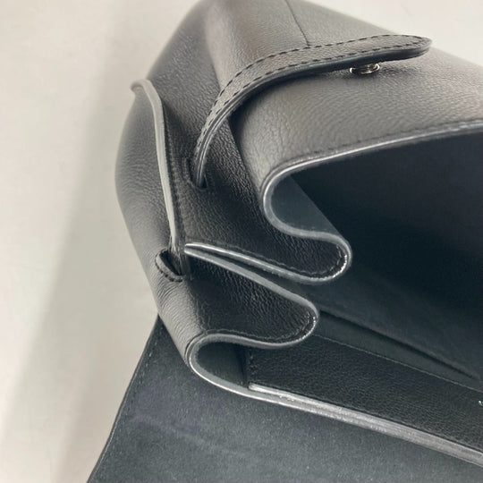 LOUIS VUITTON Handbag M51395 Leather , Grained Calf Leather black Bag Tote Bag Rock Me Ever MM Women Used Authentic