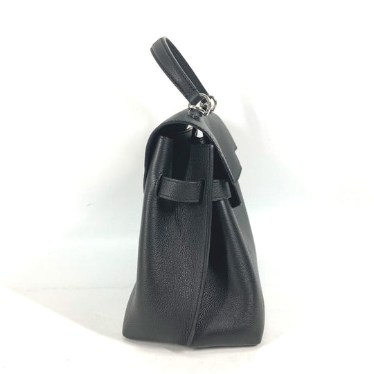 LOUIS VUITTON Handbag M51395 Leather , Grained Calf Leather black Bag Tote Bag Rock Me Ever MM Women Used Authentic