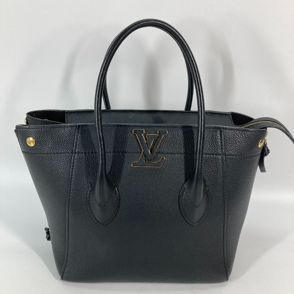 LOUIS VUITTON Handbag M54843 Taurillon Clemence Leather black Bag Freedom Women Used Authentic