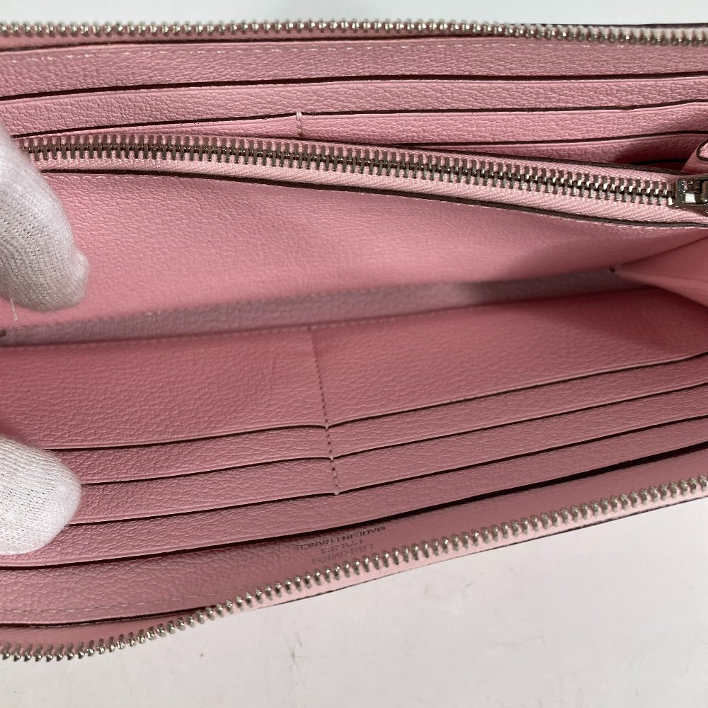 HERMES Long Wallet Purse Swift pink Long wallet Azap Long Women Used Authentic