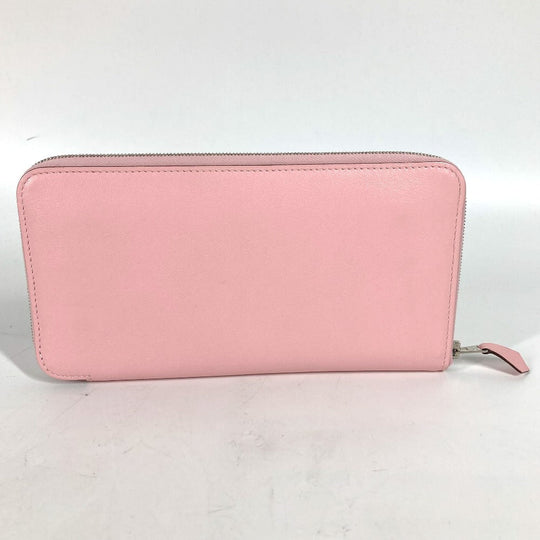 HERMES Long Wallet Purse Swift pink Long wallet Azap Long Women Used Authentic