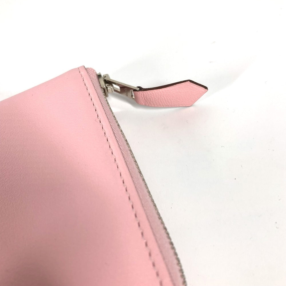 HERMES Long Wallet Purse Swift pink Long wallet Azap Long Women Used Authentic
