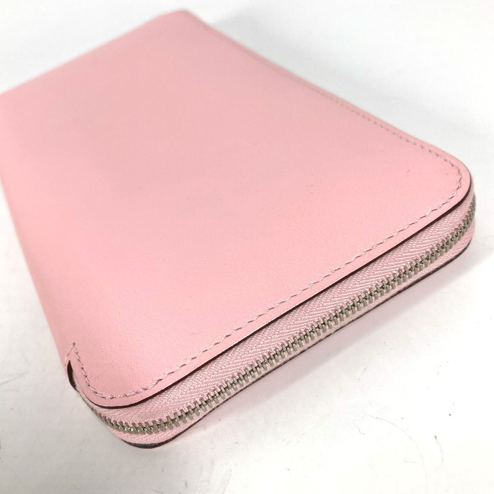 HERMES Long Wallet Purse Swift pink Long wallet Azap Long Women Used Authentic