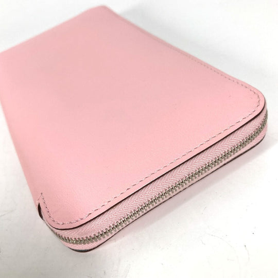 HERMES Long Wallet Purse Swift pink Long wallet Azap Long Women Used Authentic