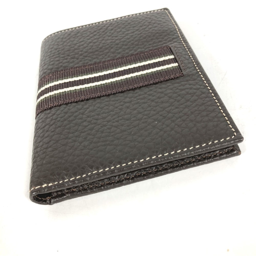 Dunhill Folded wallet leather Brown logo