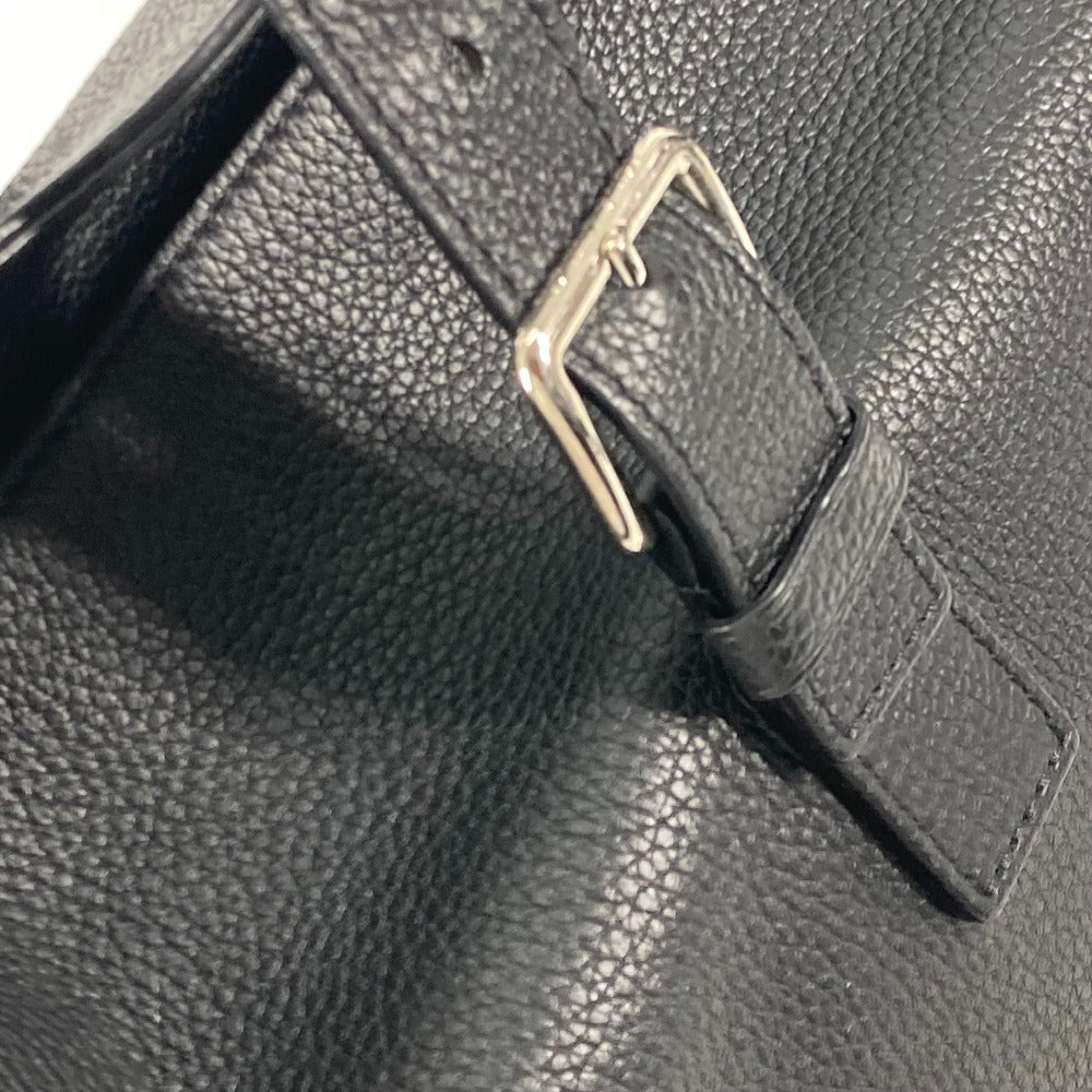 LOUIS VUITTON Shoulder Bag M50086�@ Taurillon Clemence Leather black shoulder bag Hippo voyage mens Used Authentic