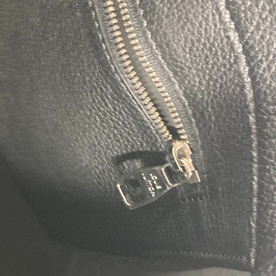 LOUIS VUITTON Shoulder Bag M50086�@ Taurillon Clemence Leather black shoulder bag Hippo voyage mens Used Authentic