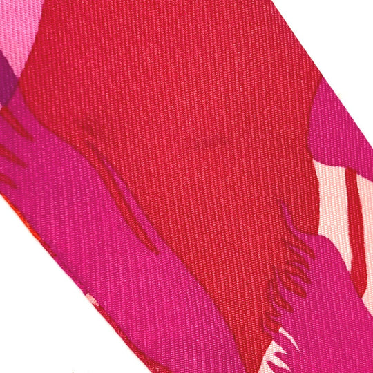 HERMES scarf silk pink Horse Cheval Horse Twilly Twilly Women Used Authentic