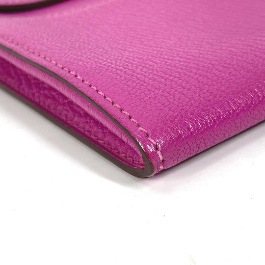 HERMES Clutch bag Shave pink flap cinematic