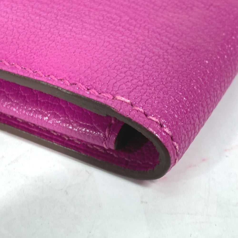 HERMES Clutch bag Shave pink flap cinematic