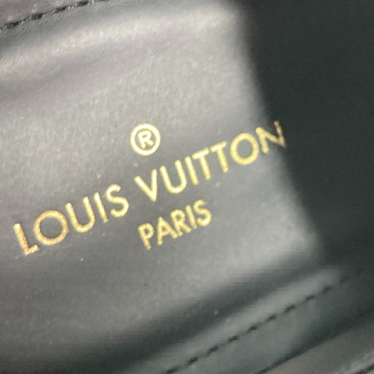 LOUIS VUITTON Dress shoes Leather, Denim Navy denim mens 5 Used Authentic