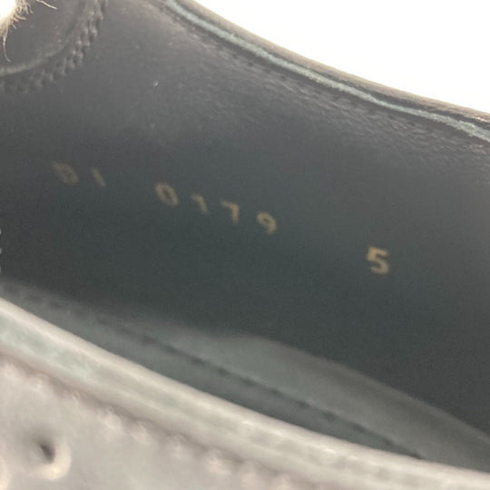 LOUIS VUITTON Dress shoes Leather, Denim Navy denim mens 5 Used Authentic