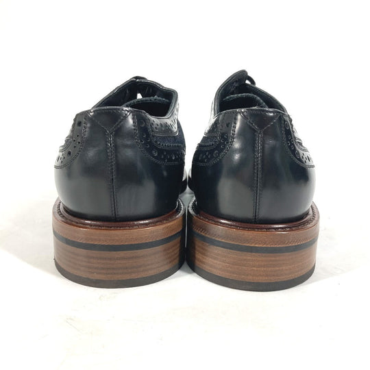 LOUIS VUITTON Dress shoes Leather, Denim Navy denim mens 5 Used Authentic