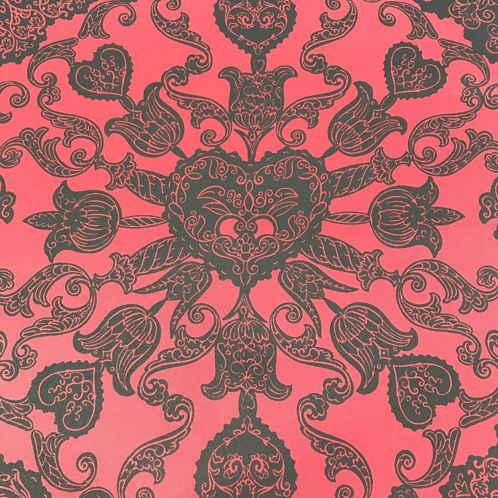 Dior scarf silk black logo paisley Women Used Authentic
