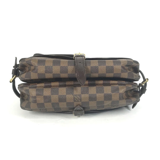 LOUIS VUITTON Shoulder Bag  N48081 Damier canvas Brown Damier Saumur 30 Women Used Authentic