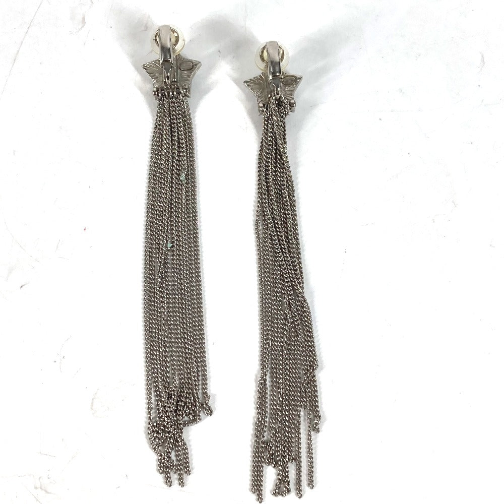 CHANEL Pierce metal Silver A17B COCO Mark Star 10 Chain mens Used Authentic