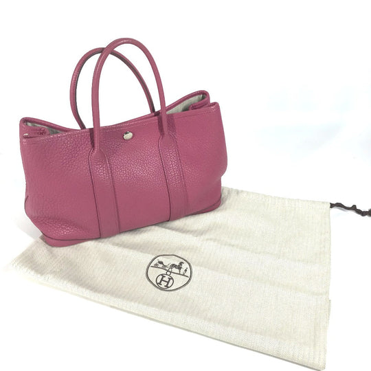 HERMES Tote Bag Negonda Purple type Bag Garden party TPM