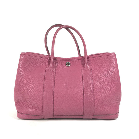 HERMES Tote Bag Negonda Purple type Bag Garden party TPM